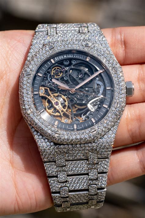 audemars piguet black diamond|Audemars Piguet black skeleton price.